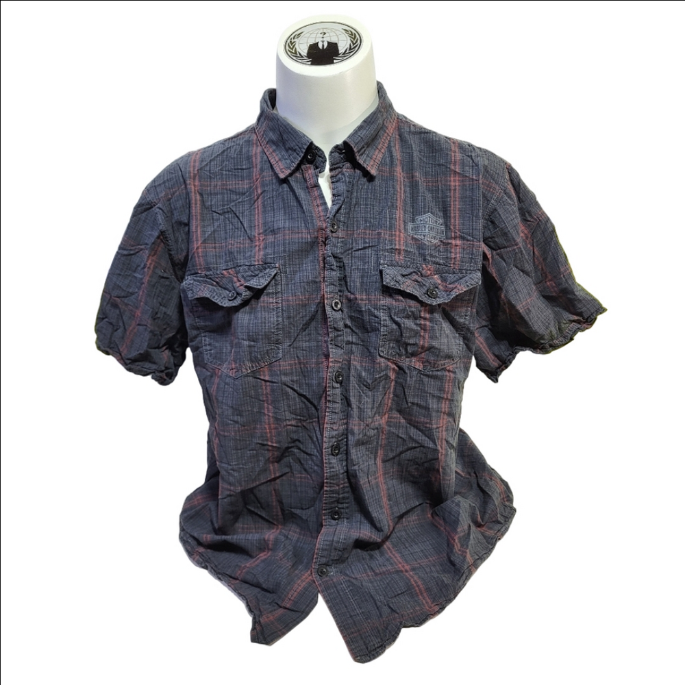 Harley Davidosn Men's Plaid Shirt